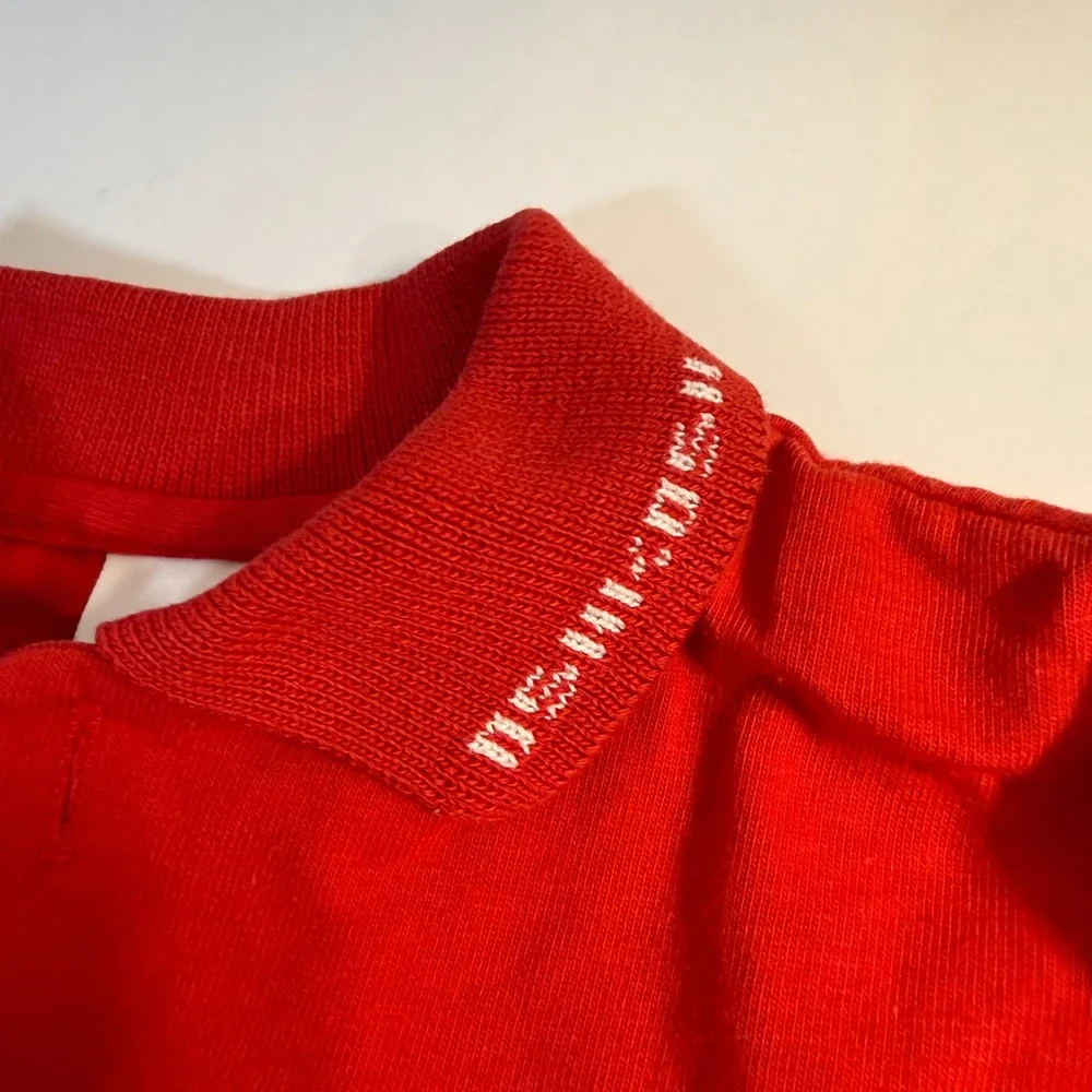 Vintage 90s Oshkosh Bgosh Long Sleeve Train Graphic Polo Shirt 4T boy colorblock
